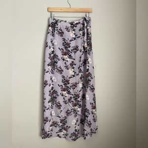 Charlotte Russe Medium Lavender Floral Skirt